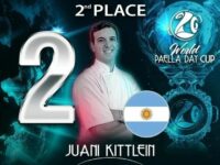 Felicitaciones Juani Kittlein por el 2do puesto en el World Paella Day Cup 2022