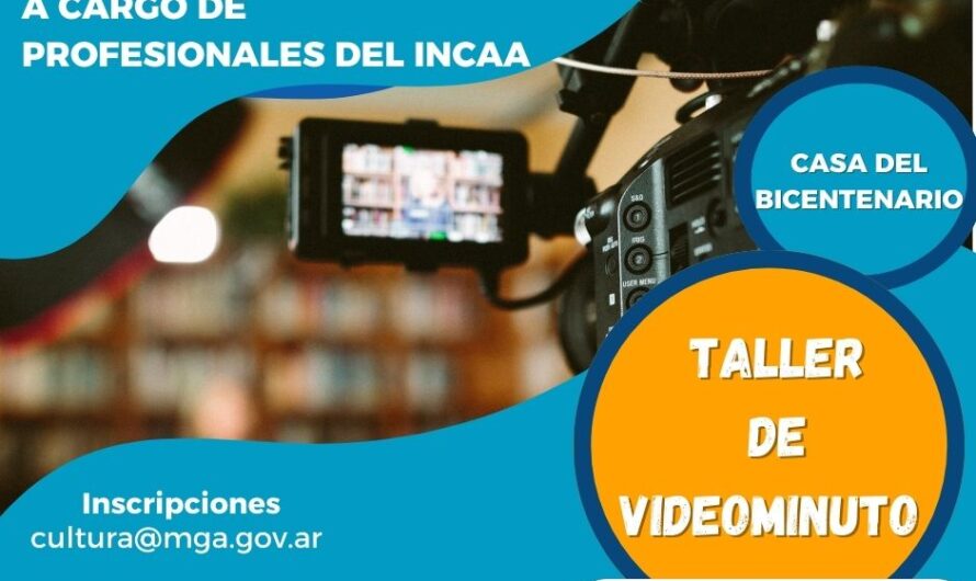 Taller de videominuto a cargo de profesionales del INCAA
