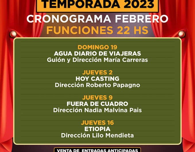 Teatro Municipal “Abel Santa Cruz”: Temporada 2023
