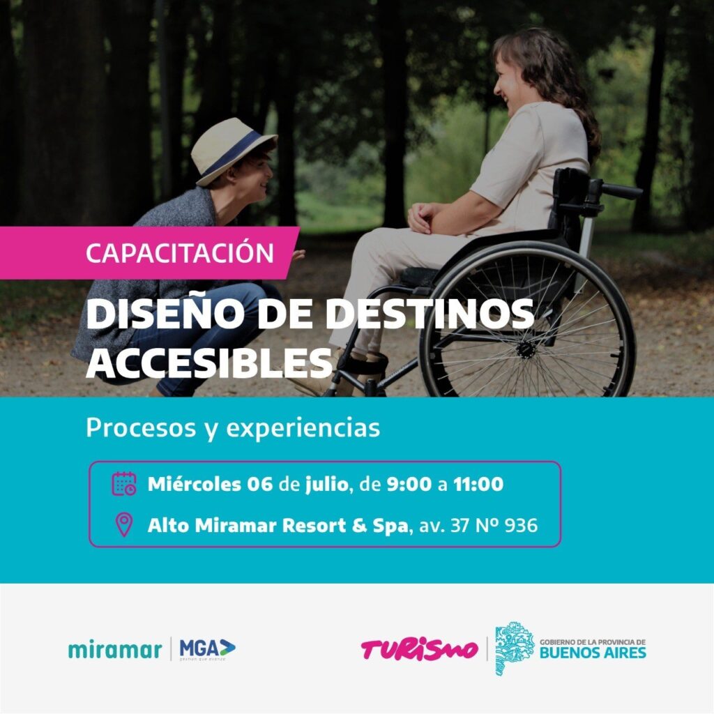 Capacitación "Diseño de destinos accesibles"