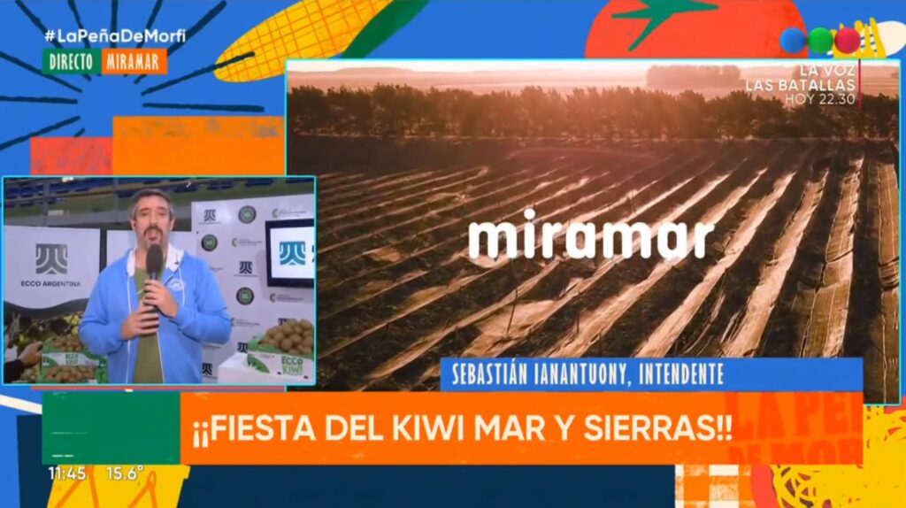 Miramar y la Fiesta del Kiwi Mar y Sierras en La Peña de Morfi