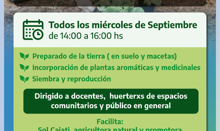 Taller «Huerta y Jardín agroecológico»