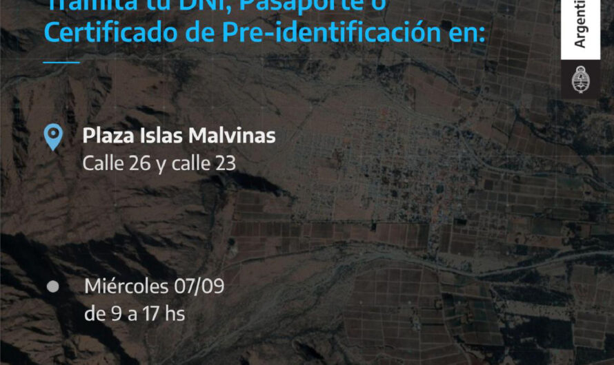 RENAPER en Miramar y Otamendi