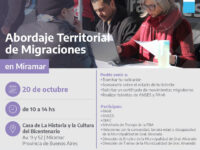 Gacetilla de Prensa Municipal 19/10/22 ABORDAJE-TERRITORIA-DE-MIGRACIONES-20-Oct-2022