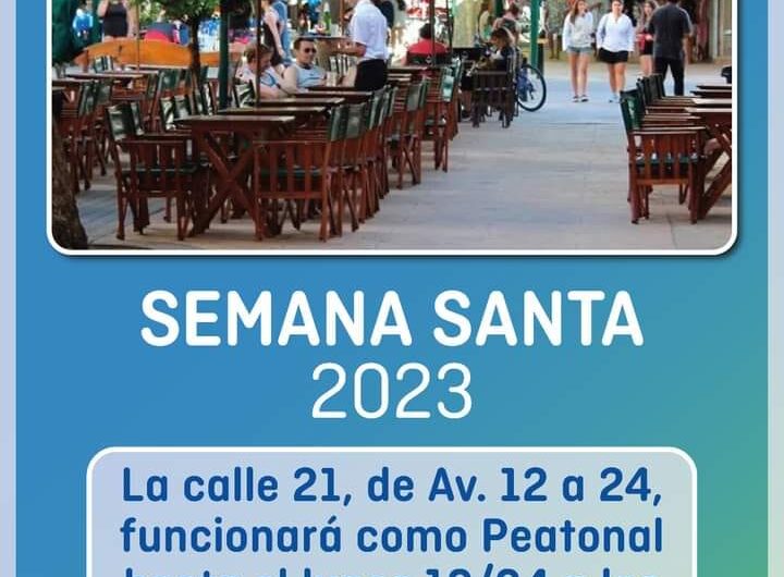 Peatonal en Semana Santa