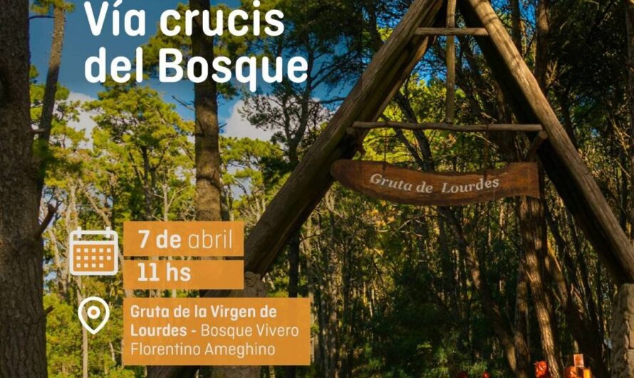 Inauguración del Vía Crucis en el Bosque