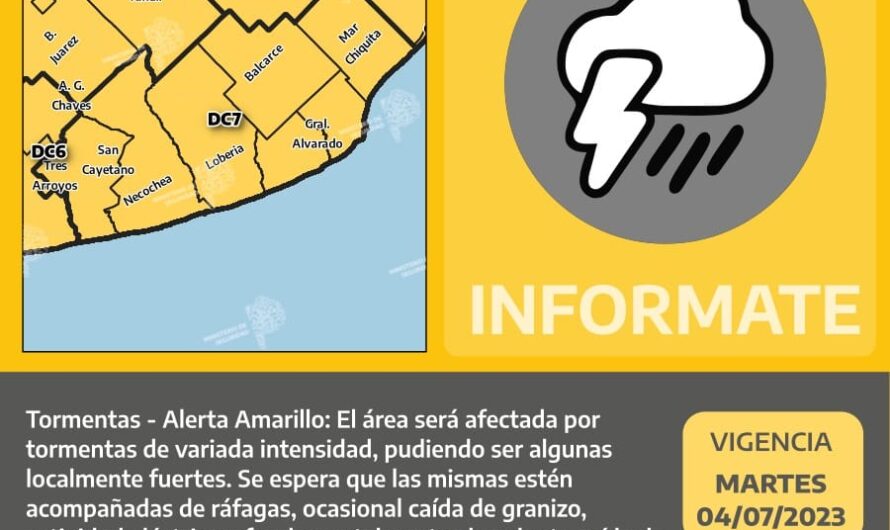 Alerta por tormenta
