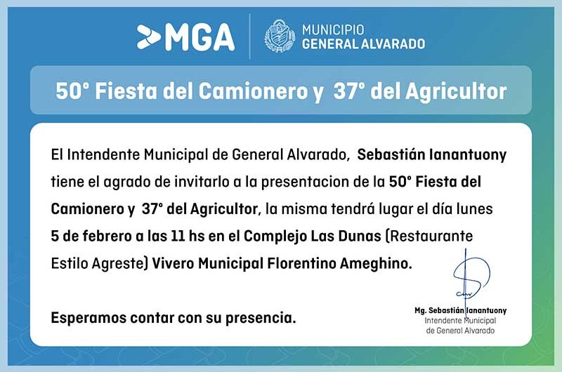 Gacetilla de Prensa Municipal 05/02/24