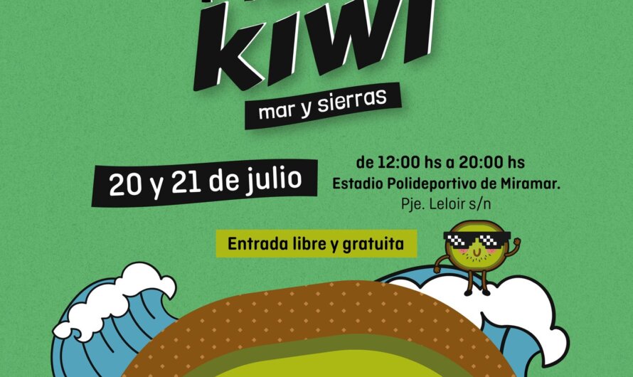 Se viene una nueva edición de la Fiesta del Kiwi en Miramar