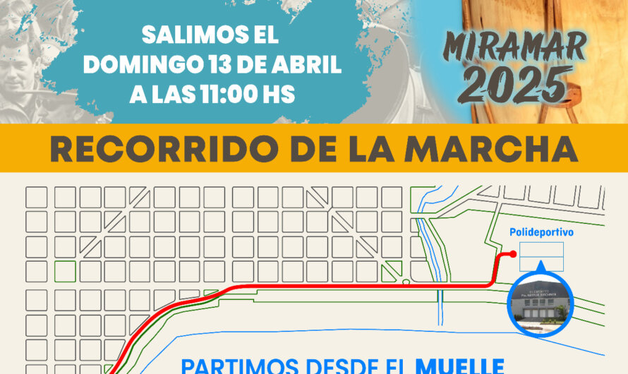 ¡Llega la 1° Marcha de los Bombos en el Mar a Miramar!