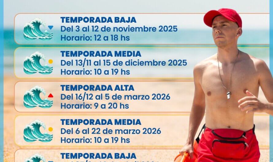 Operativo de Seguridad en Playa 2025/2026
