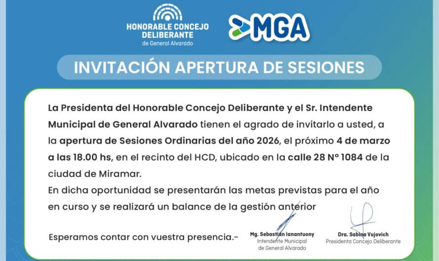 Gacetilla de Prensa Municipal 04/03/26